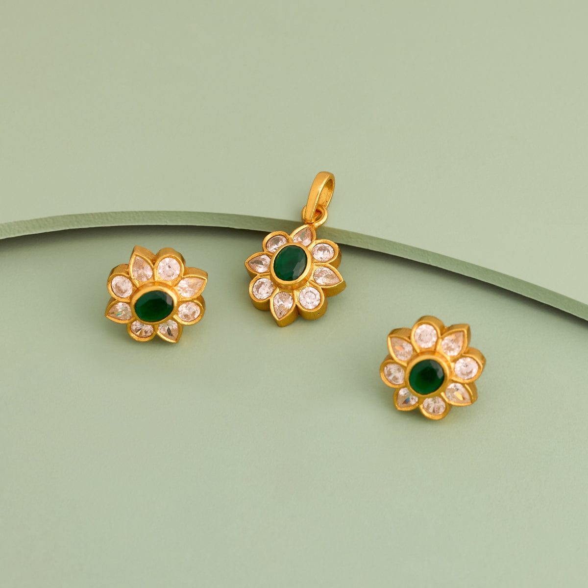 Silver Temple Pendant Earring 92.5 Silver Temple Pendant Earring 193847