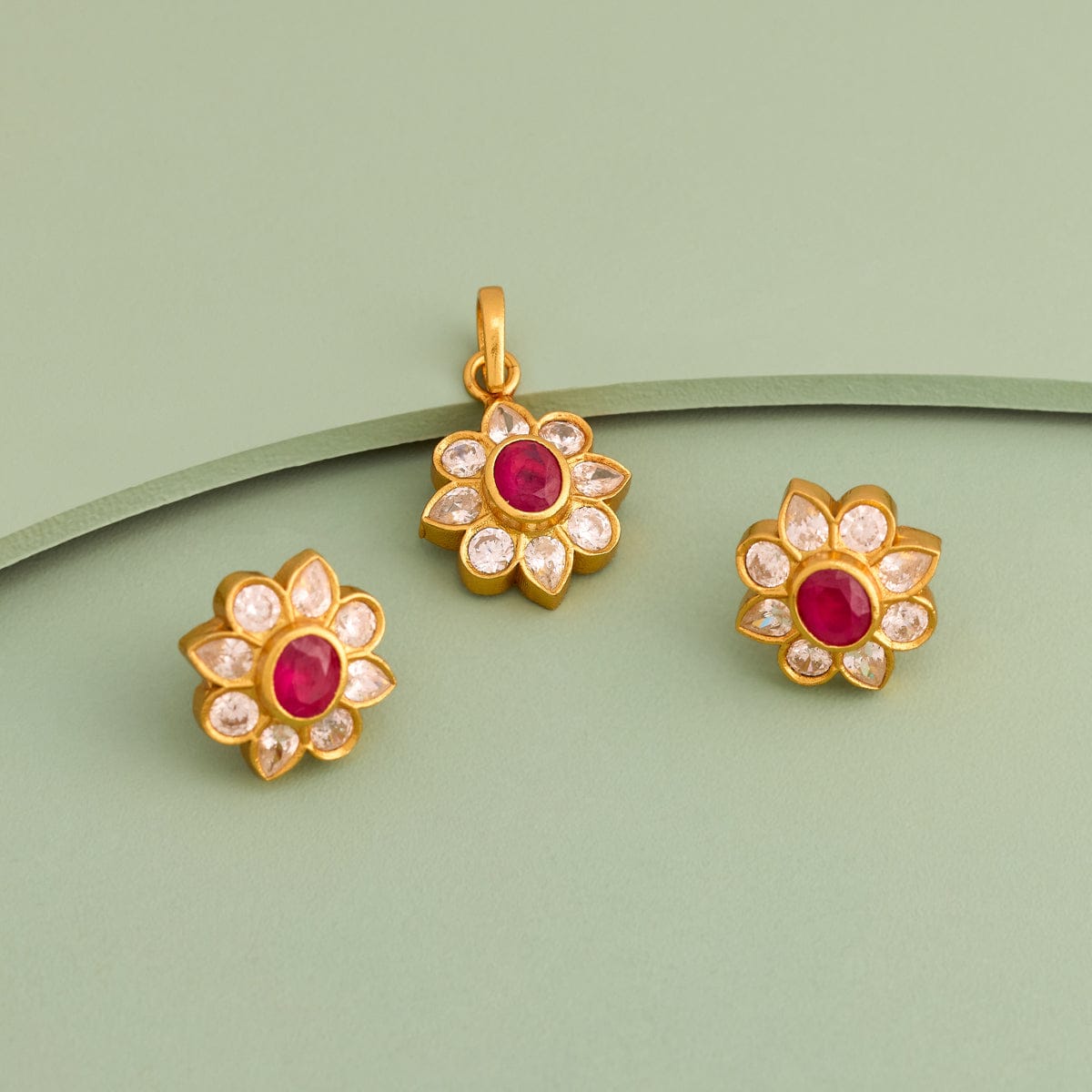 Silver Temple Pendant Earring 92.5 Silver Temple Pendant Earring 193847