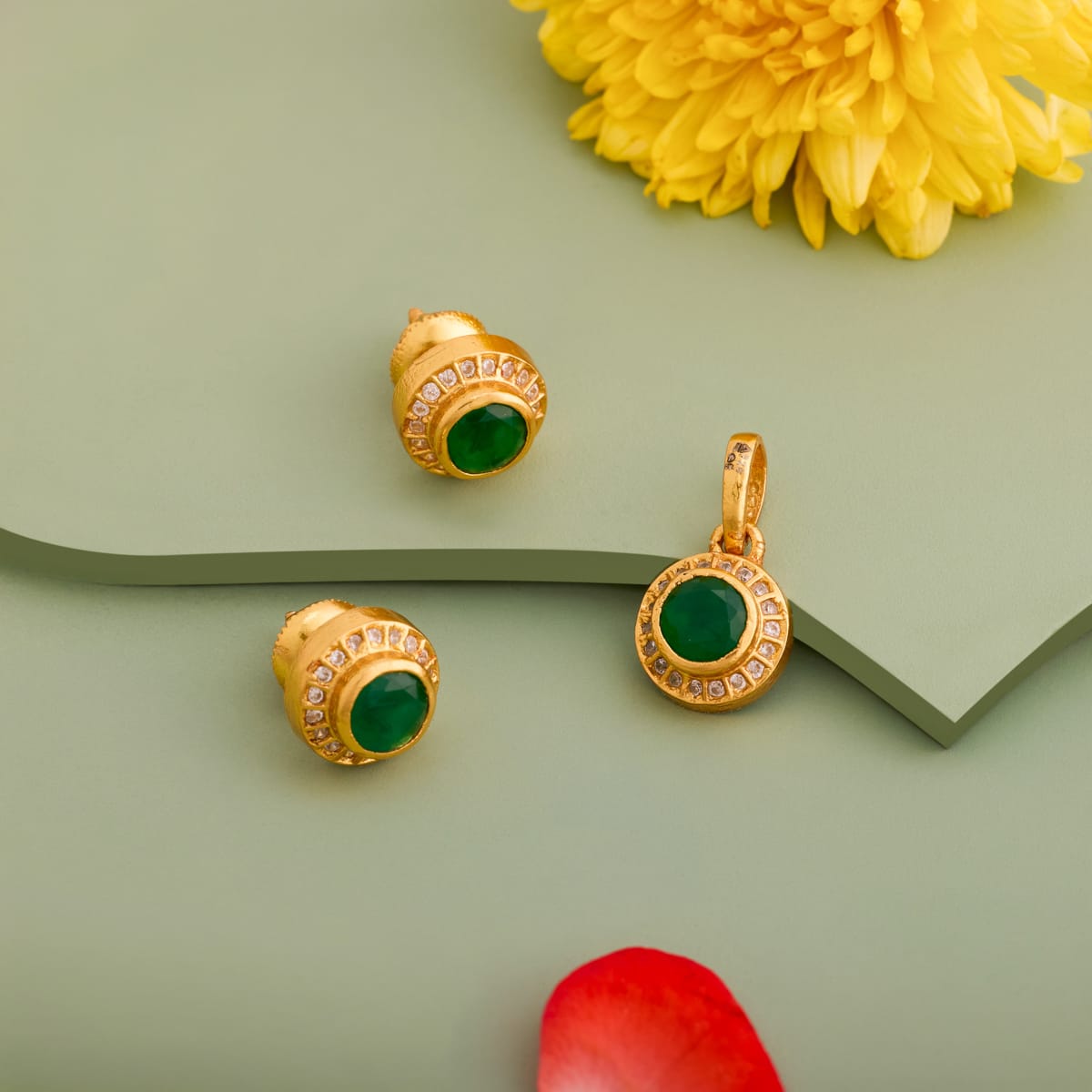 Silver Temple Pendant Earring 92.5 Silver Temple Pendant Earring 202332