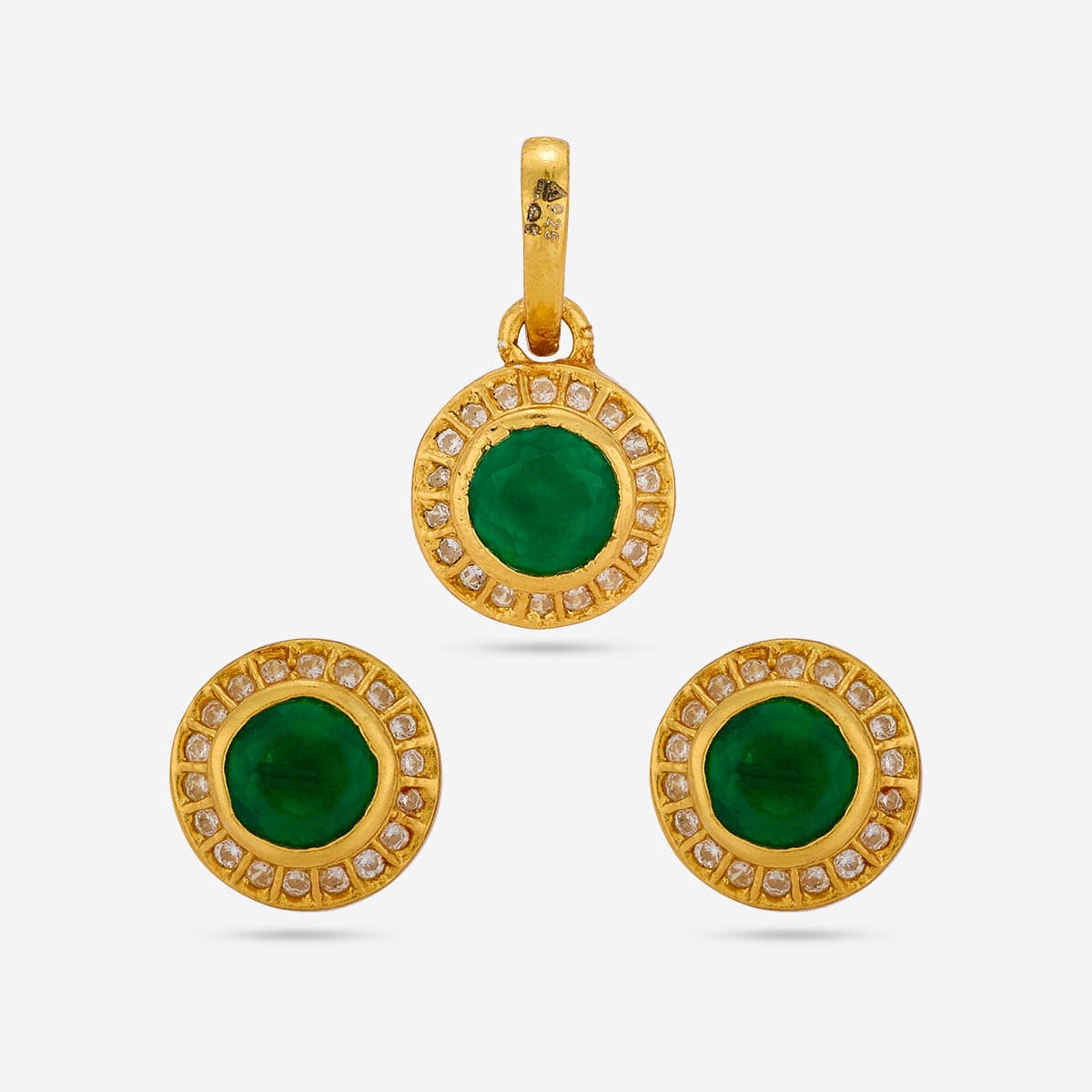 Silver Temple Pendant Earring 92.5 Silver Temple Pendant Earring 202332