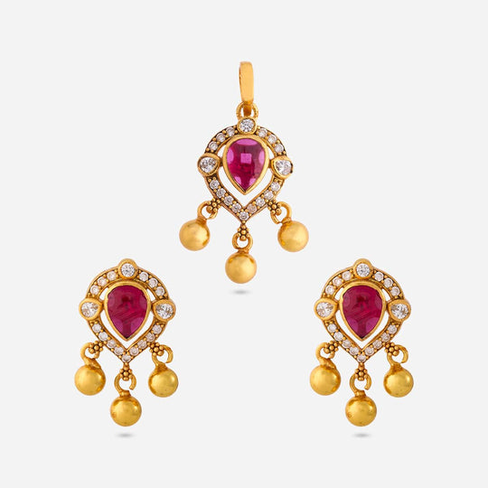 Silver Temple Pendant Earring 92.5 Silver Temple Pendant Earring 178123