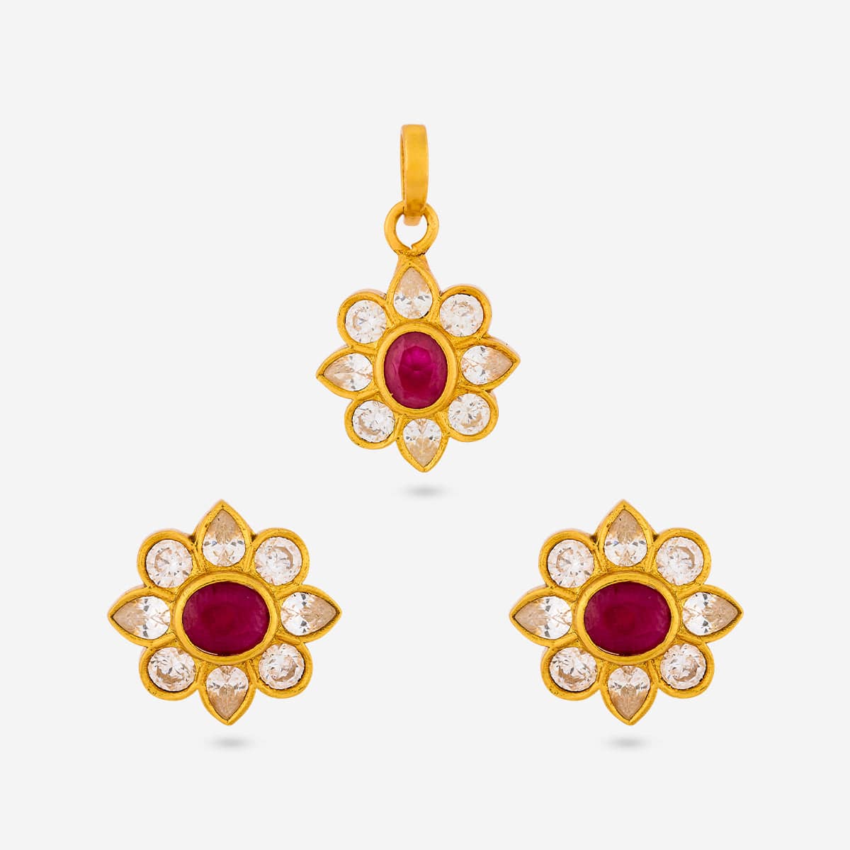 Silver Temple Pendant Earring 92.5 Silver Temple Pendant Earring 193847