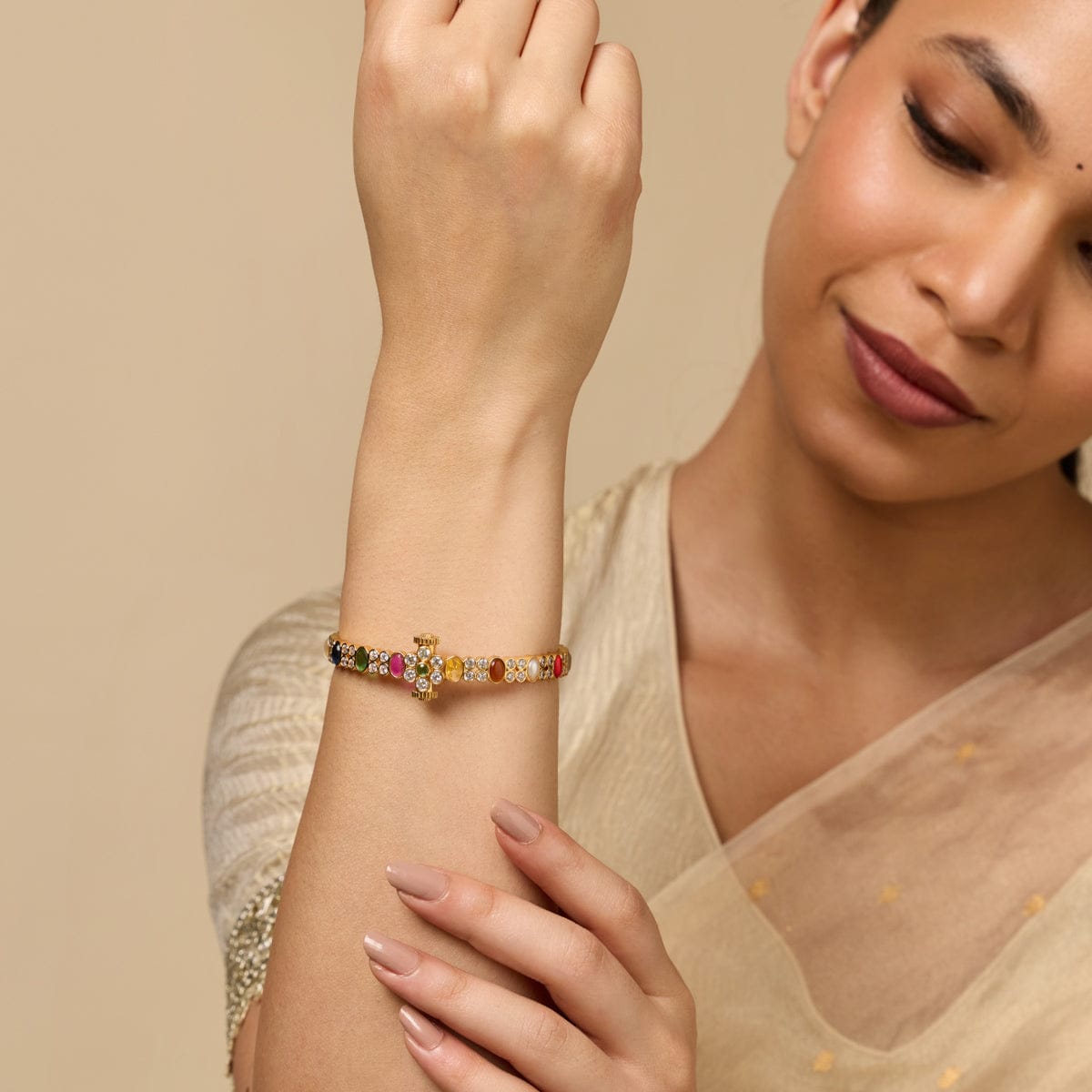 Temple Bangle Silver Temple Bangle 188952