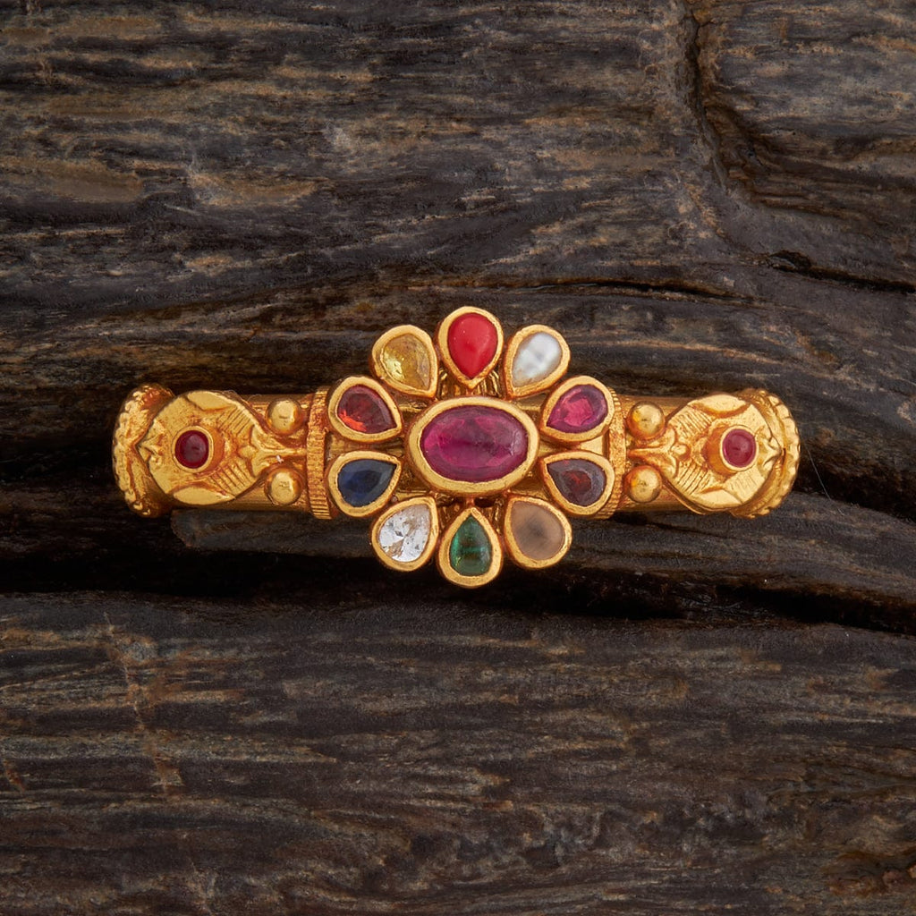 Buy Simple Sleek Floral Gold Ring |GRT Jewellers