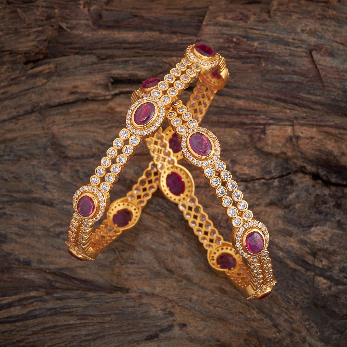 Saba Bangle Silver Temple Bangle 154915