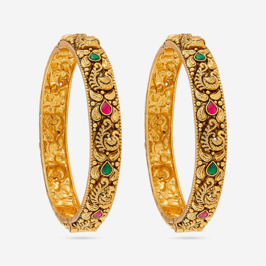Temple Bangle Silver Temple Bangle 201115