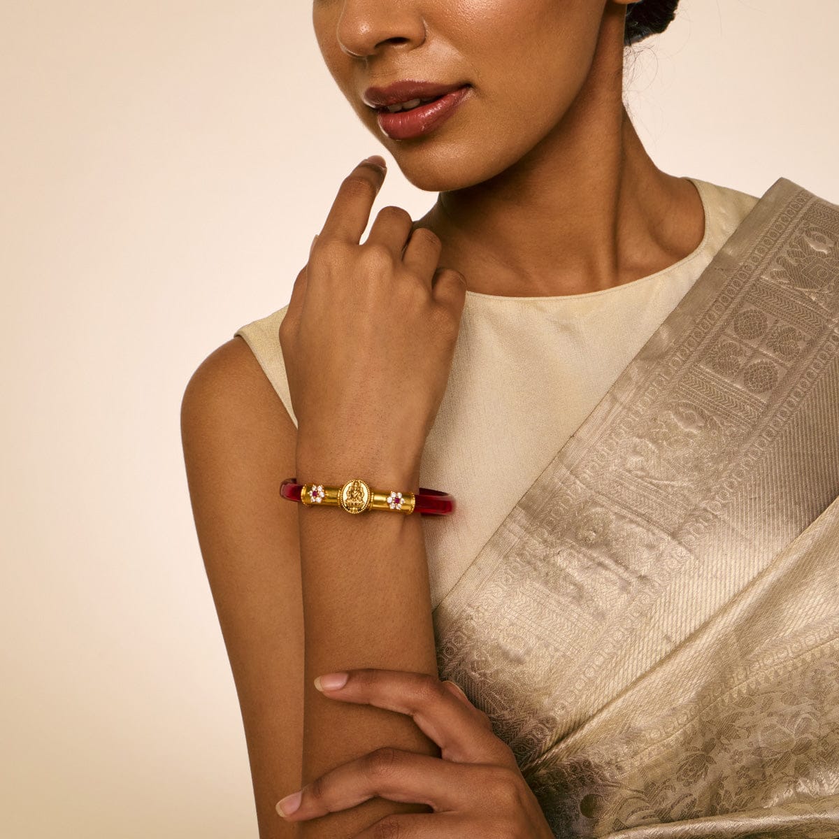 Temple Bangle Silver Temple Bangle Pendant 190869