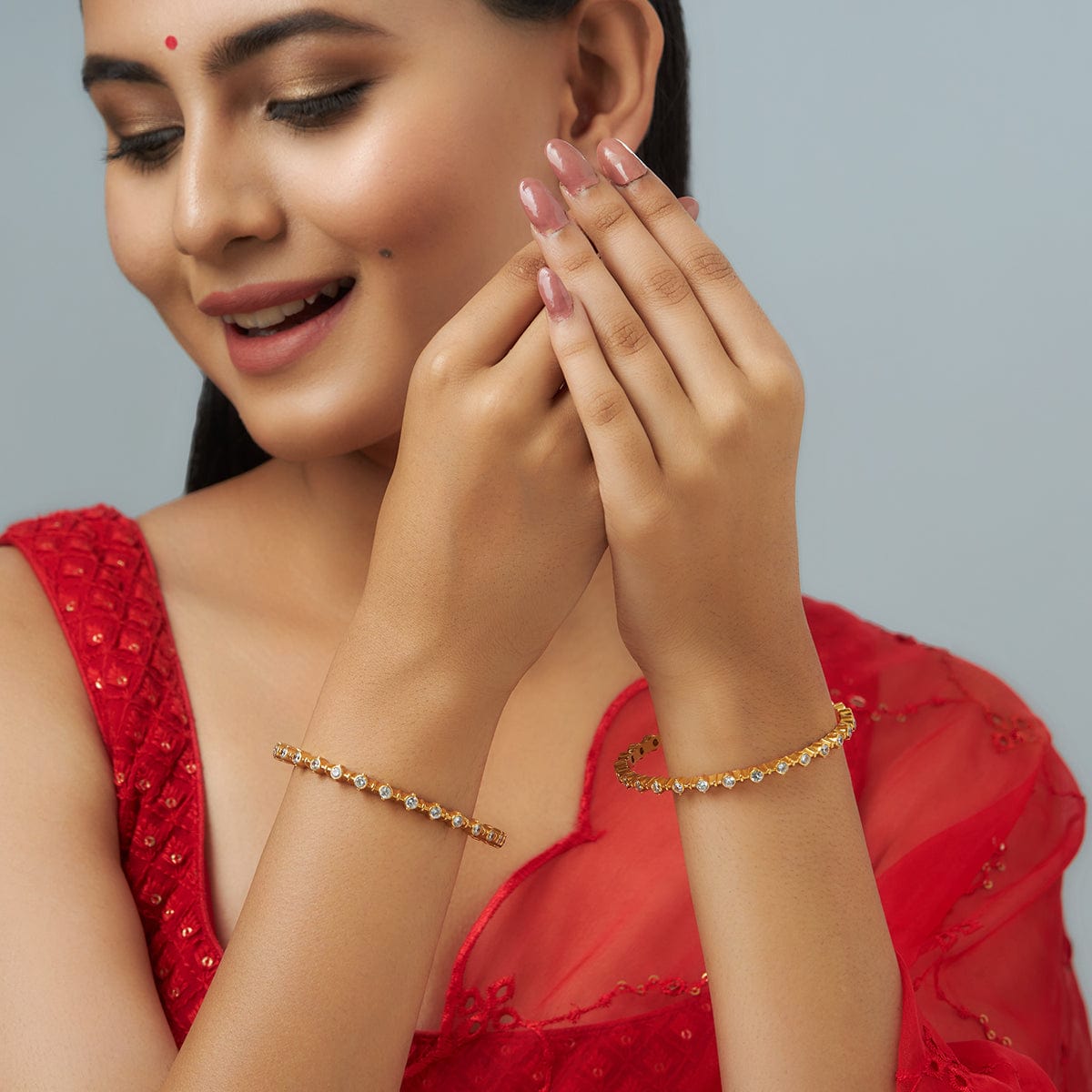 Temple Bangle Silver Temple Bangle 155562