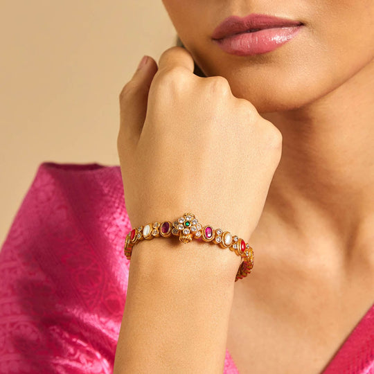 Temple Bangle Silver Temple Bangle 173401