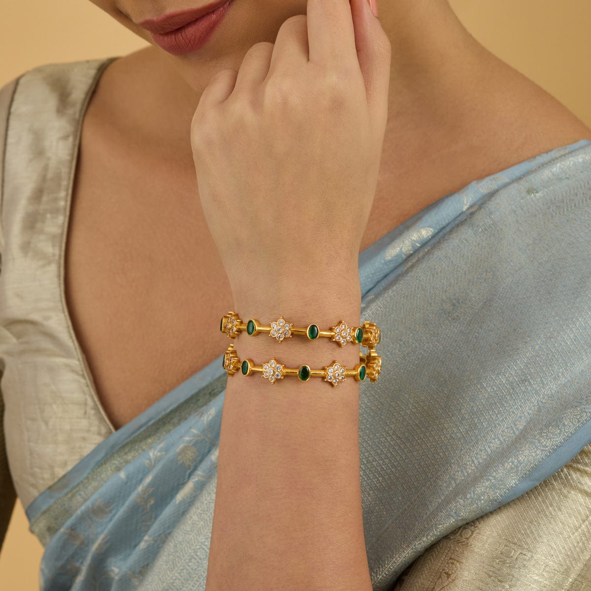 Temple Bangle Silver Temple Bangle 179507