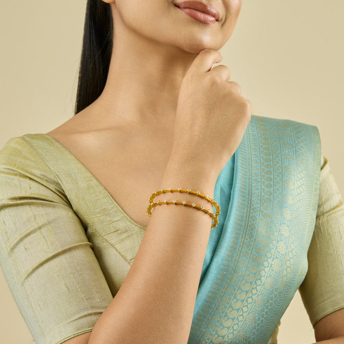 Temple Bangle Silver Temple Bangle 180465