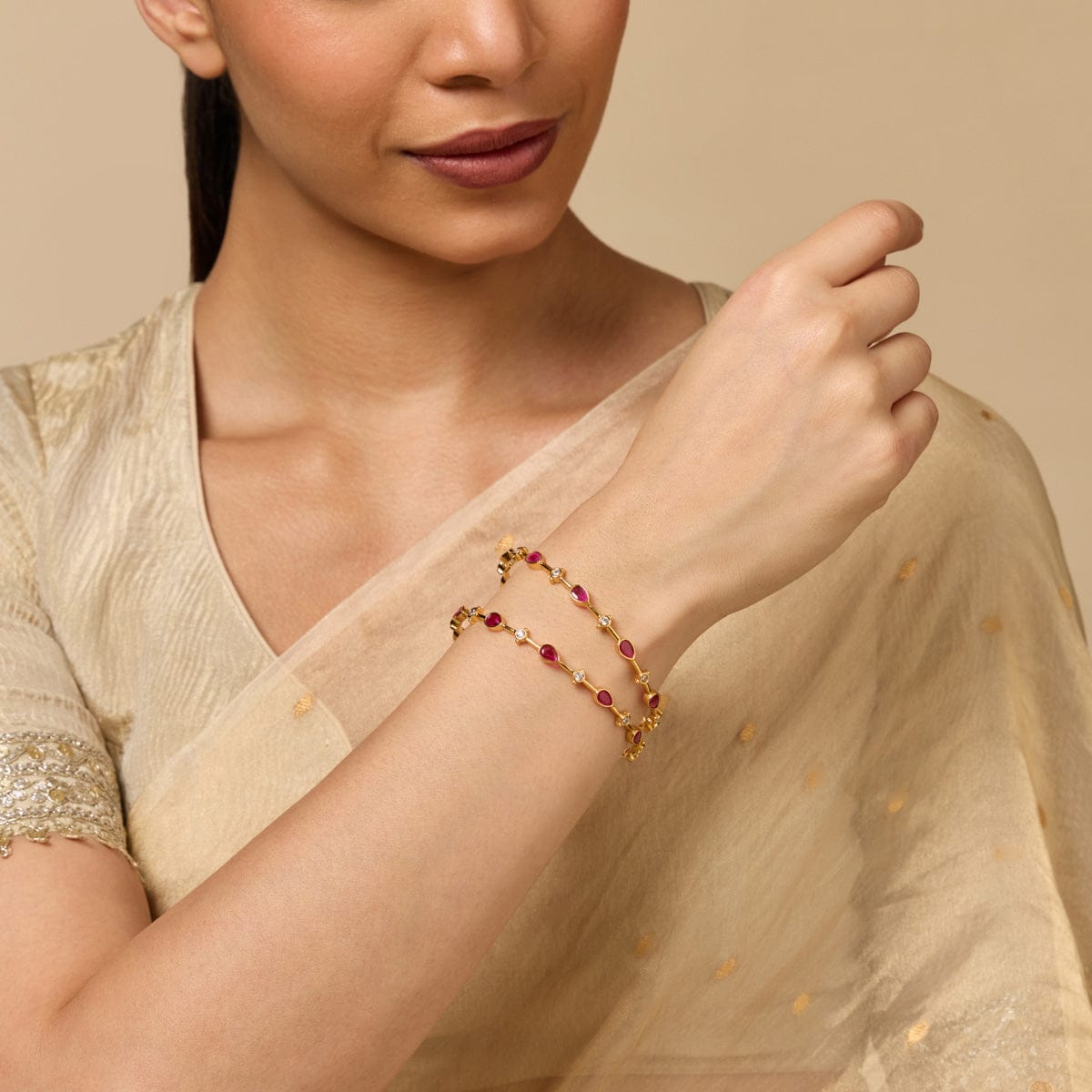 Temple Bangle Silver Temple Bangle 188951