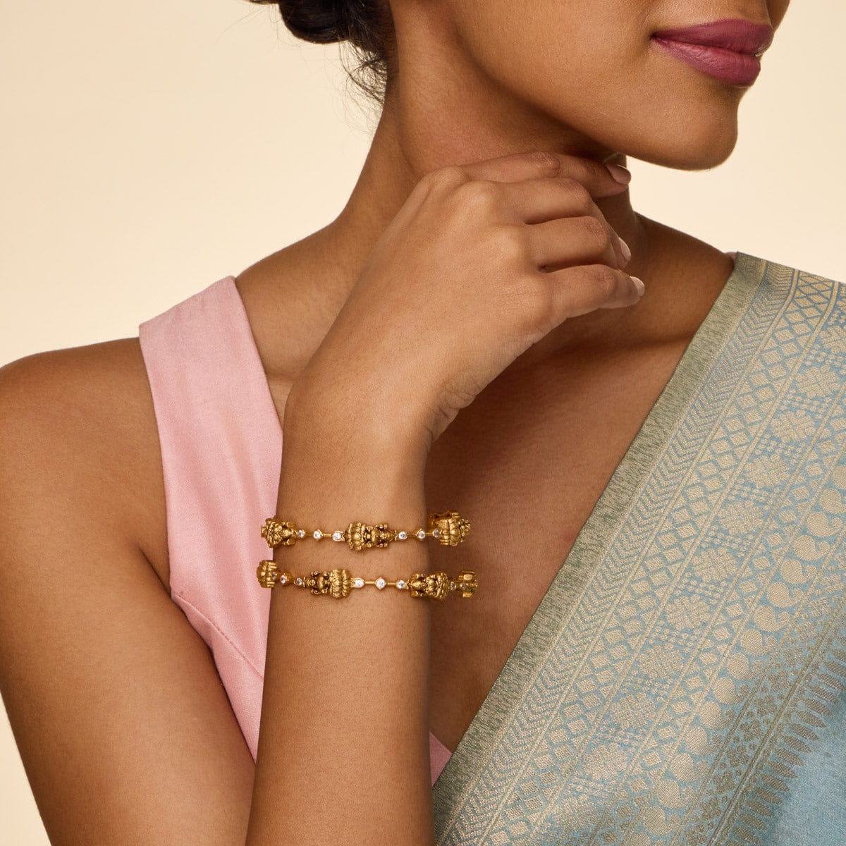 Temple Bangle Silver Temple Bangle 193294