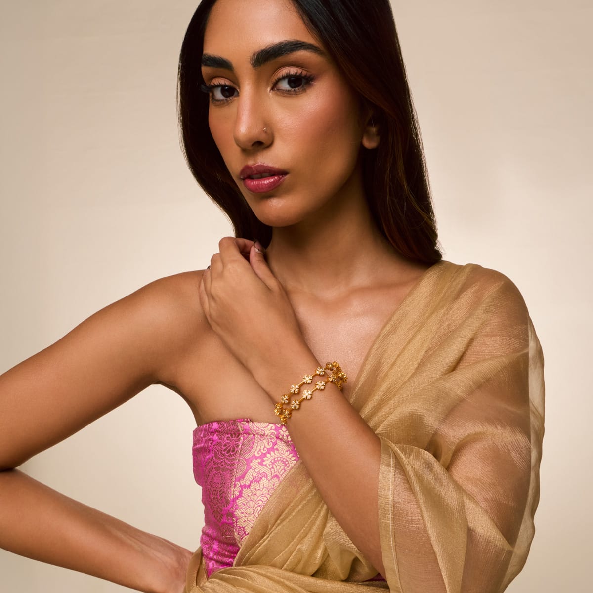 Temple Bangle Silver Temple Bangle 197064