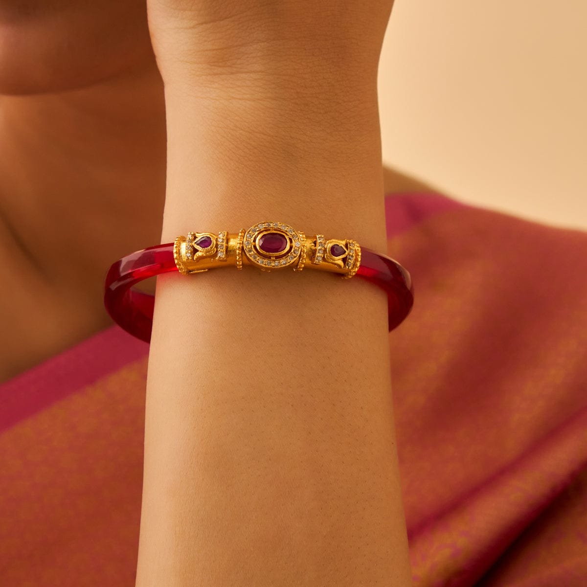 Temple Bangle Silver Temple Bangle Pendant 177430