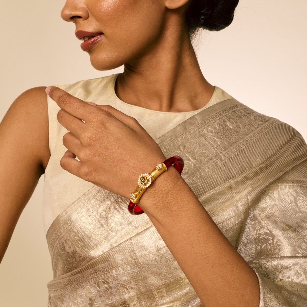 Temple Bangle Silver Temple Bangle Pendant 190868