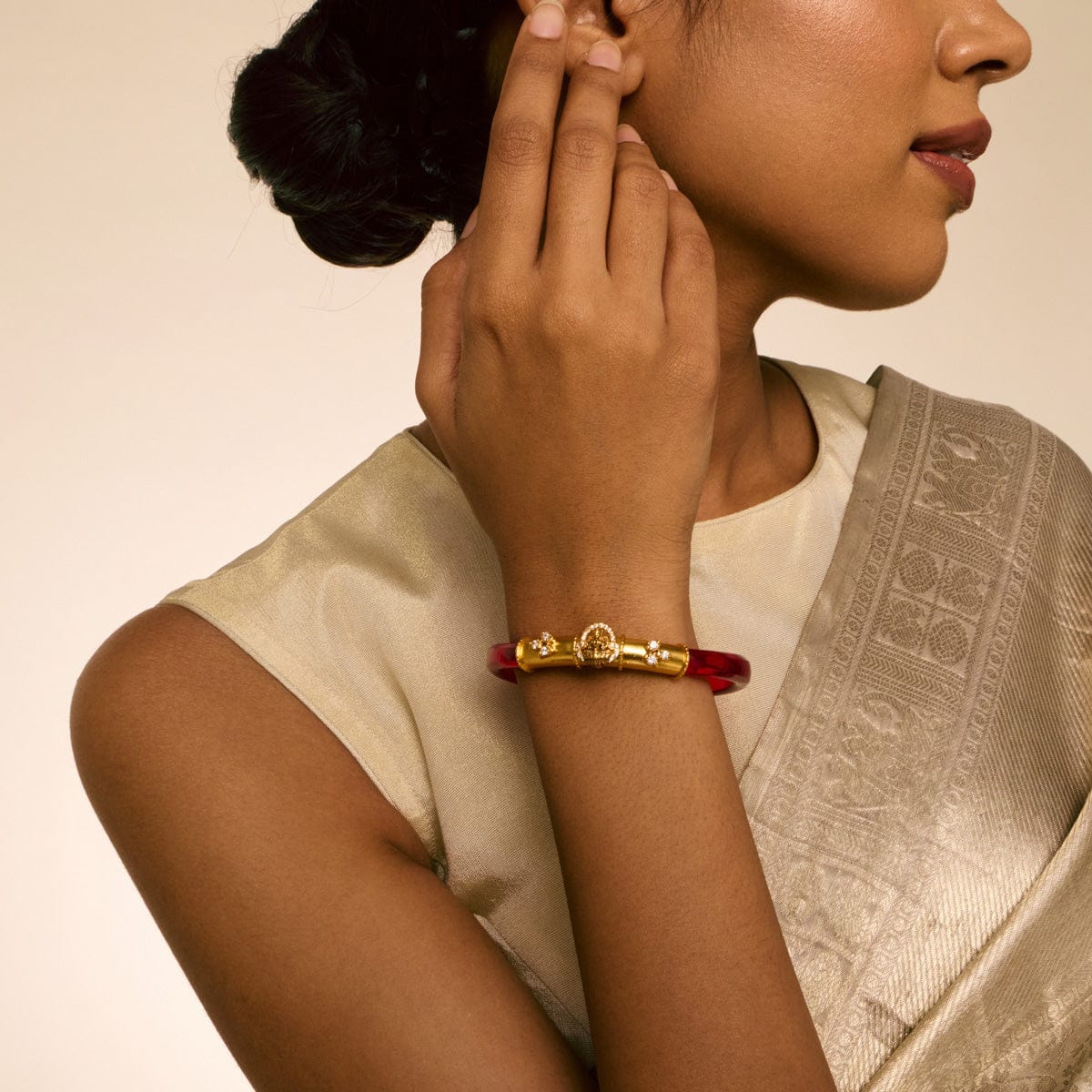 Temple Bangle Silver Temple Bangle Pendant 190870