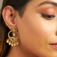 Temple Earring Silver Temple Earring 167558