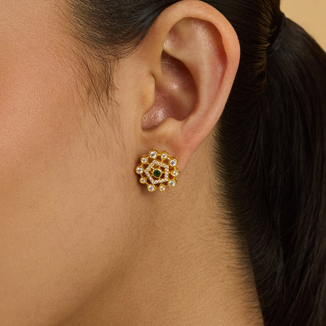 Temple Earring Silver Temple Earring 180486