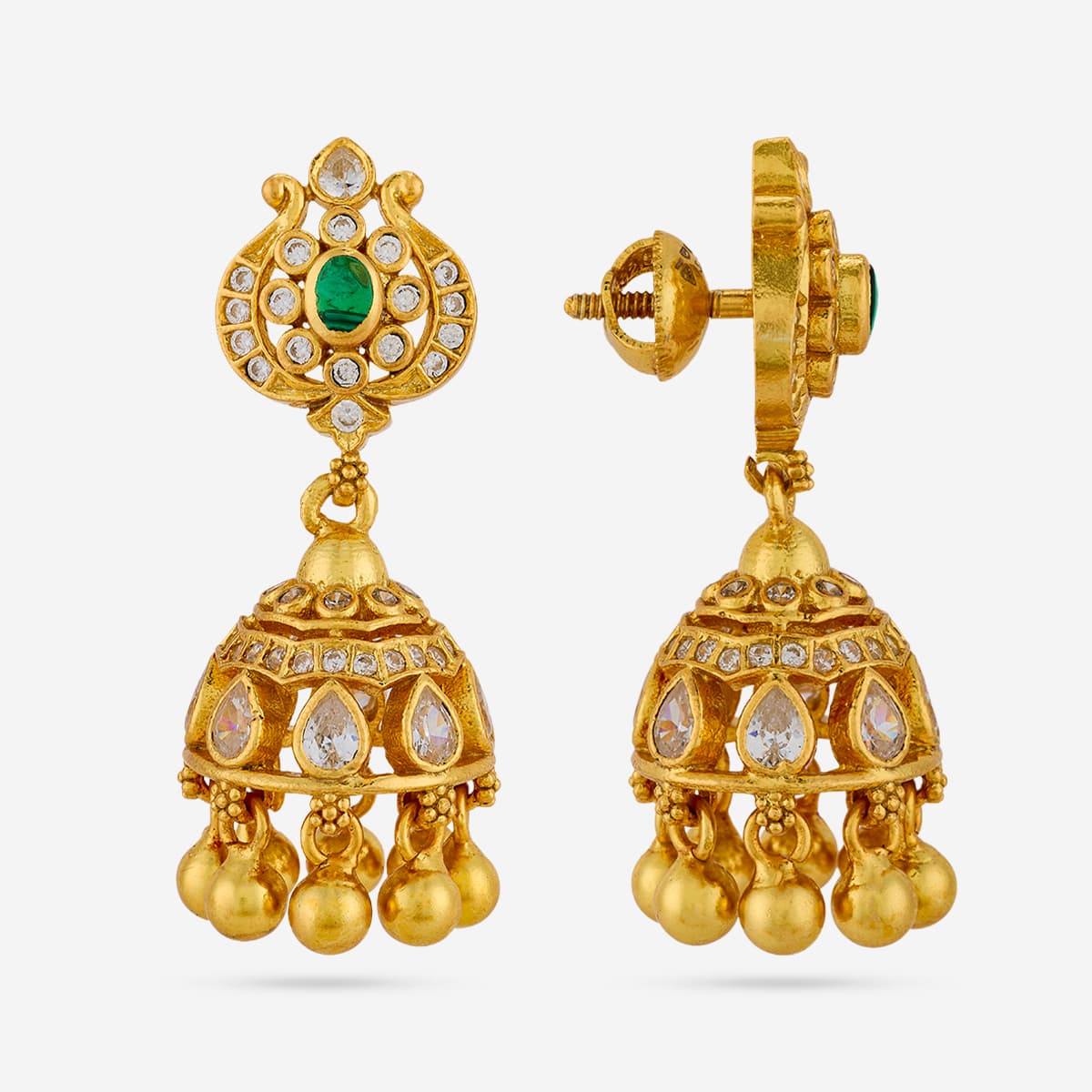 Temple Earring Silver Temple Earring 198576