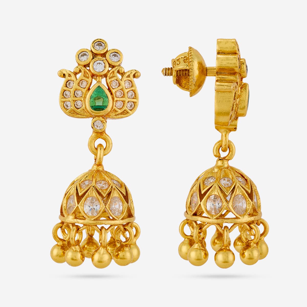 Temple Earring Silver Temple Earring 198577