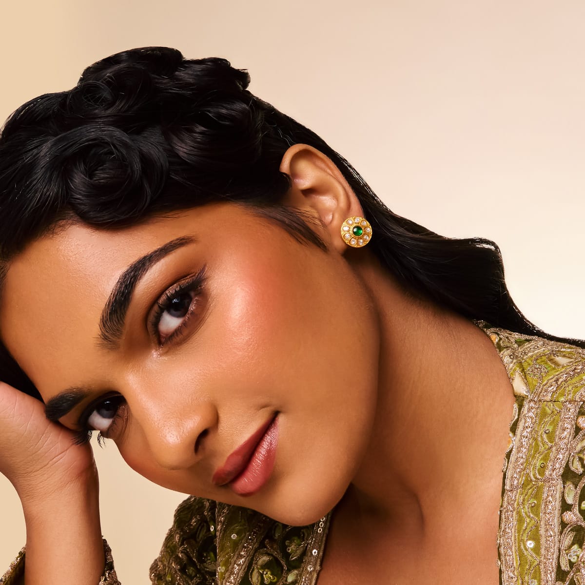 Temple Earring Silver Temple Earring 204867