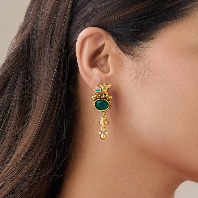 Temple Earring Silver Temple Earring 168228
