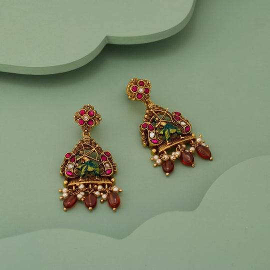 Temple Earring Silver Temple Earring 202177
