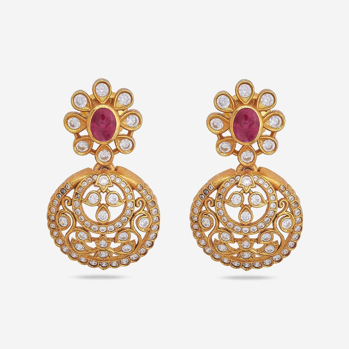 Temple Earring Silver Temple Earring 160624