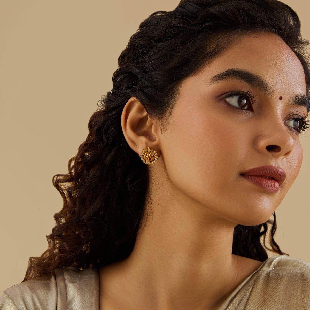 Temple Earring Silver Temple Earring 172544