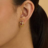 Temple Earring Silver Temple Earring 174266