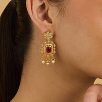 Temple Earring Silver Temple Earring 174345