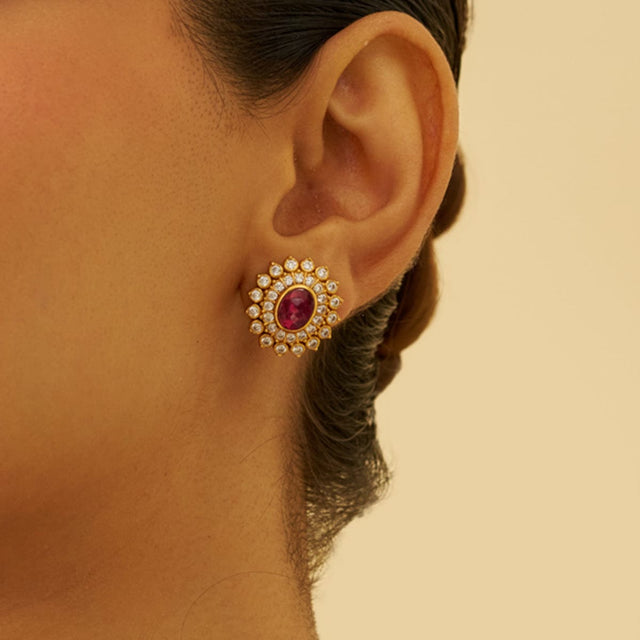 Temple Earring Silver Temple Earring 177362