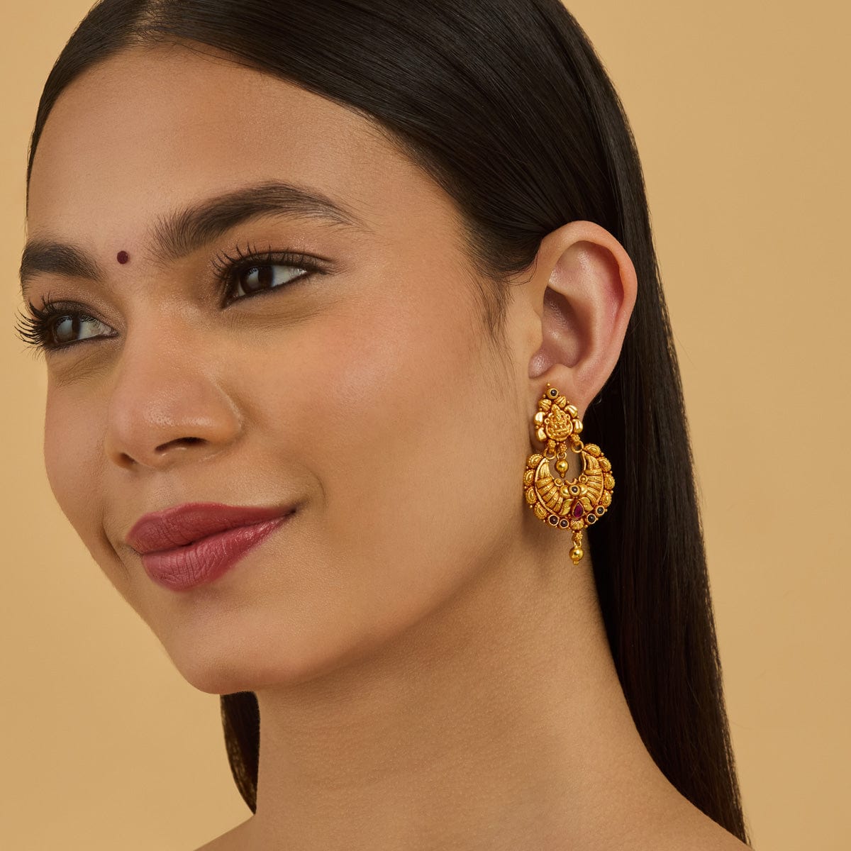 Temple Earring Silver Temple Earring 180399