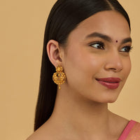 Temple Earring Silver Temple Earring 180404