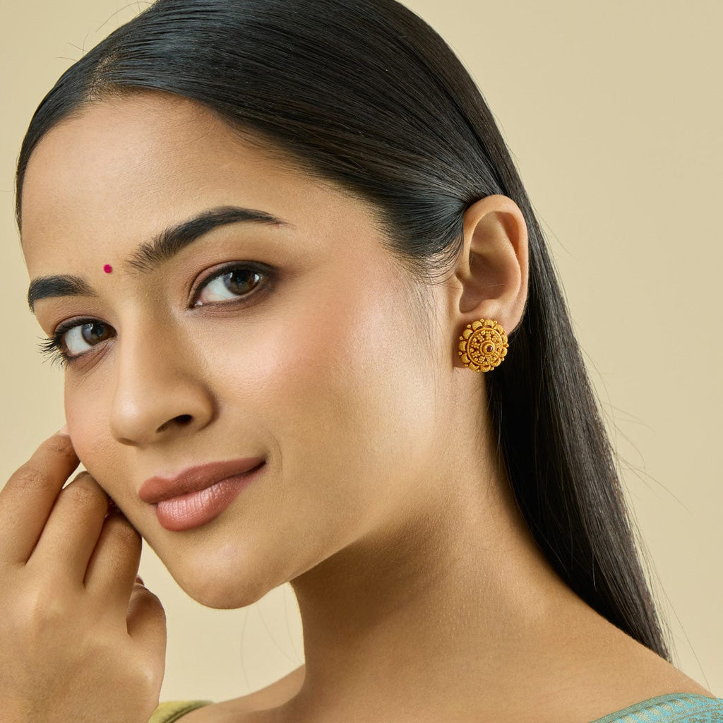 Temple Earring Silver Temple Earring 181732