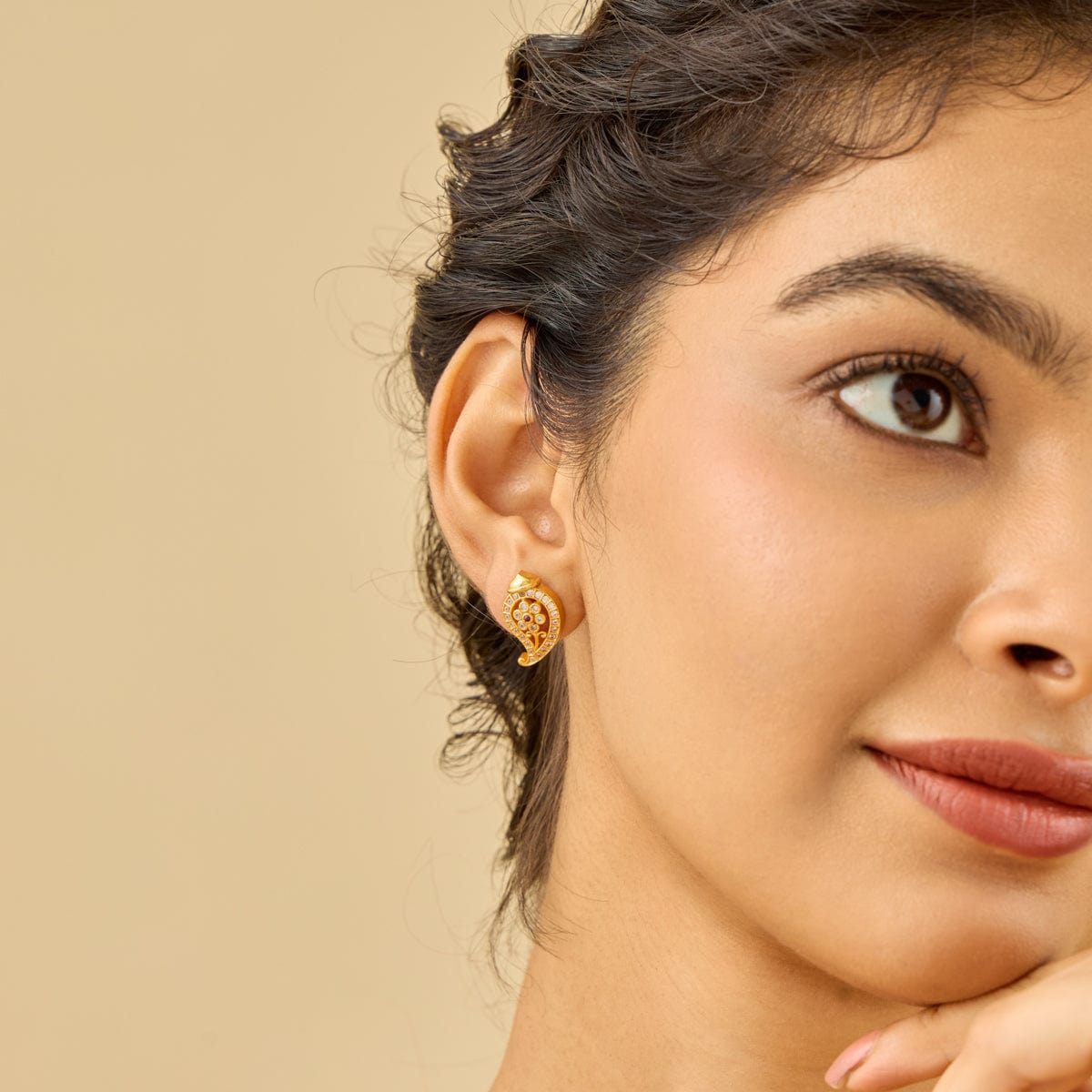 Temple Earring Silver Temple Earring 186504