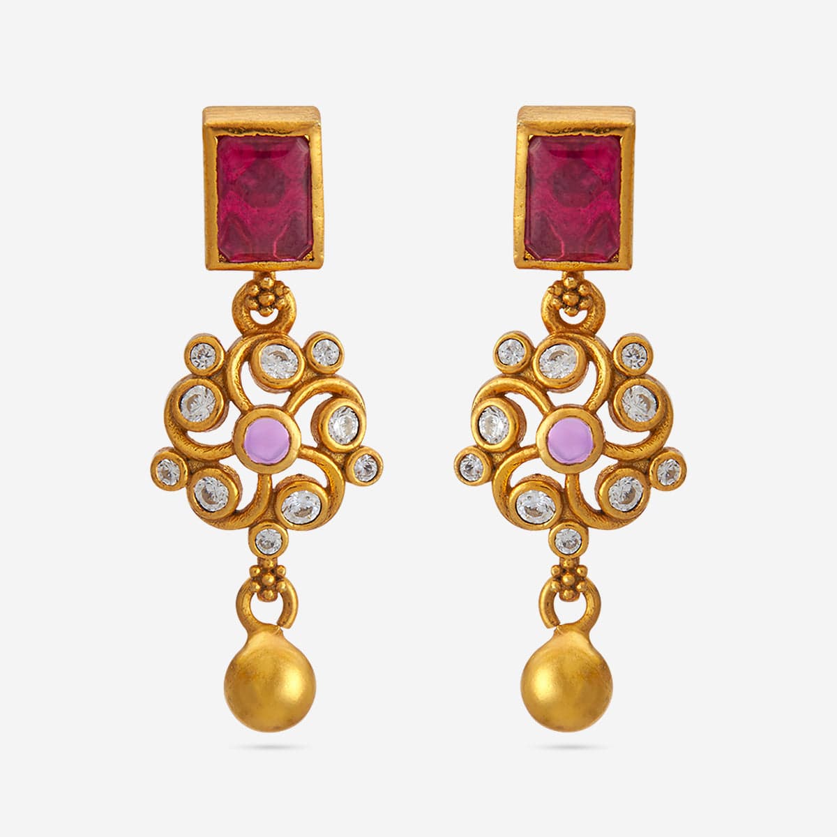 Temple Earring Silver Temple Earring 186509