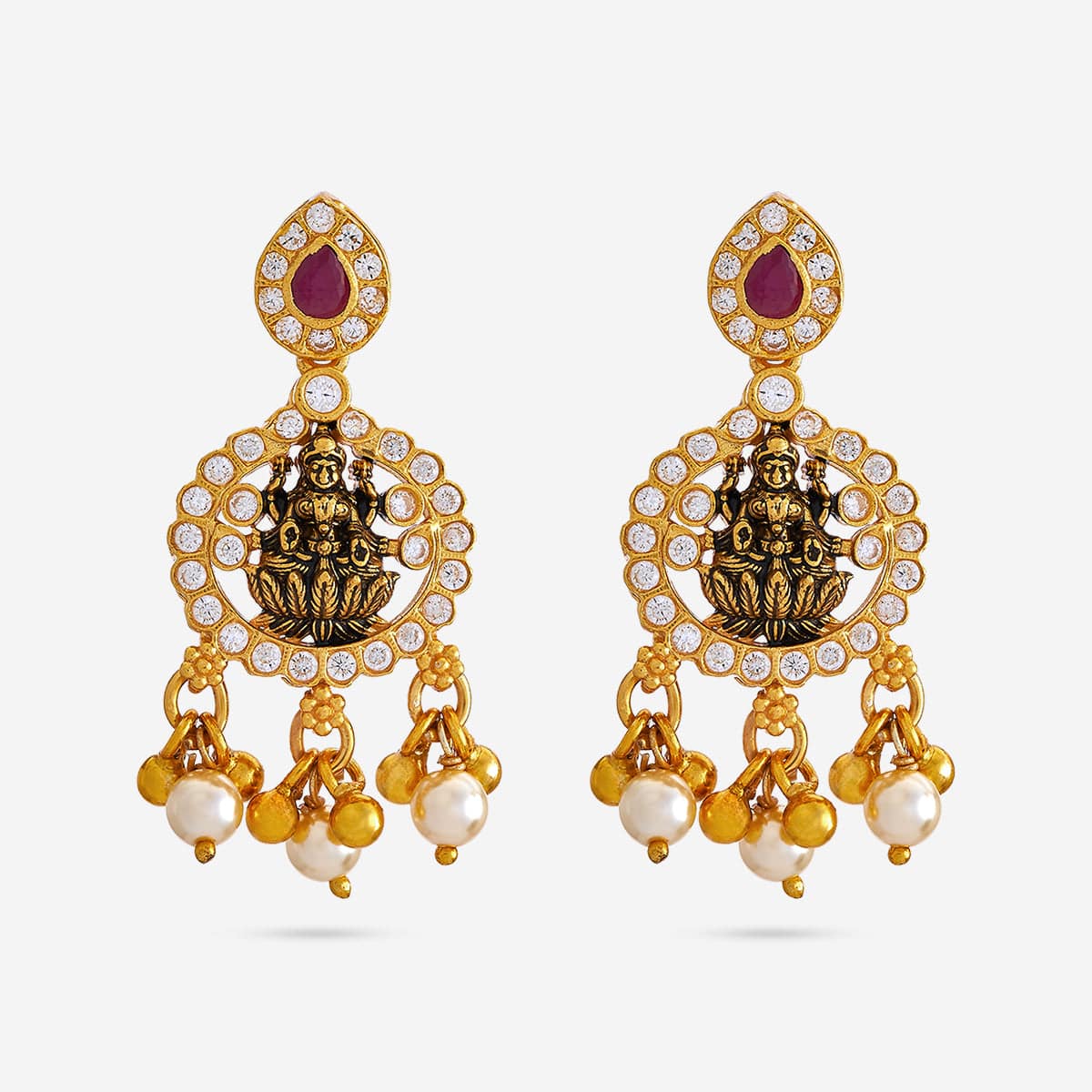 Temple Earring Silver Temple Earring 186584