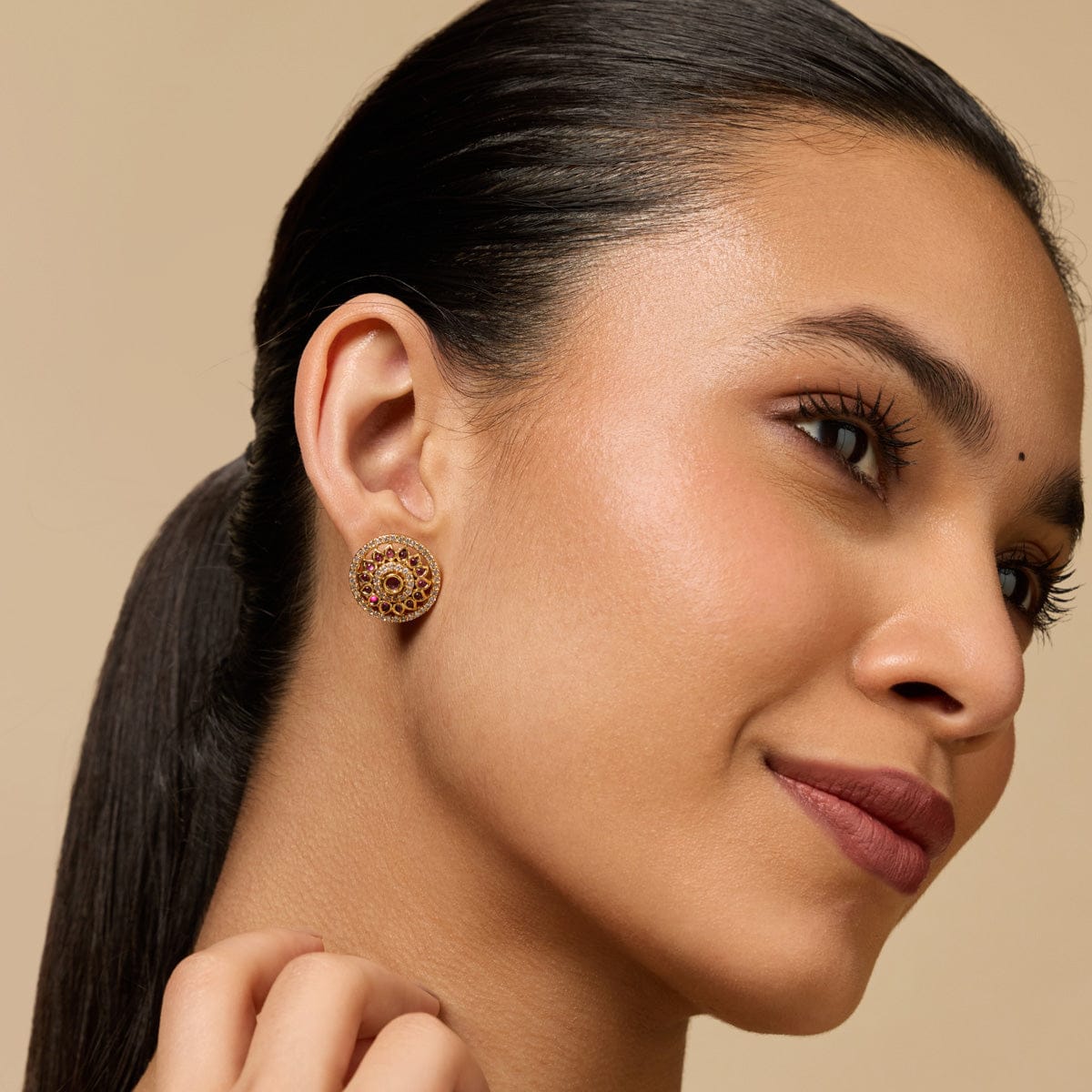 Temple Earring Silver Temple Earring 188153