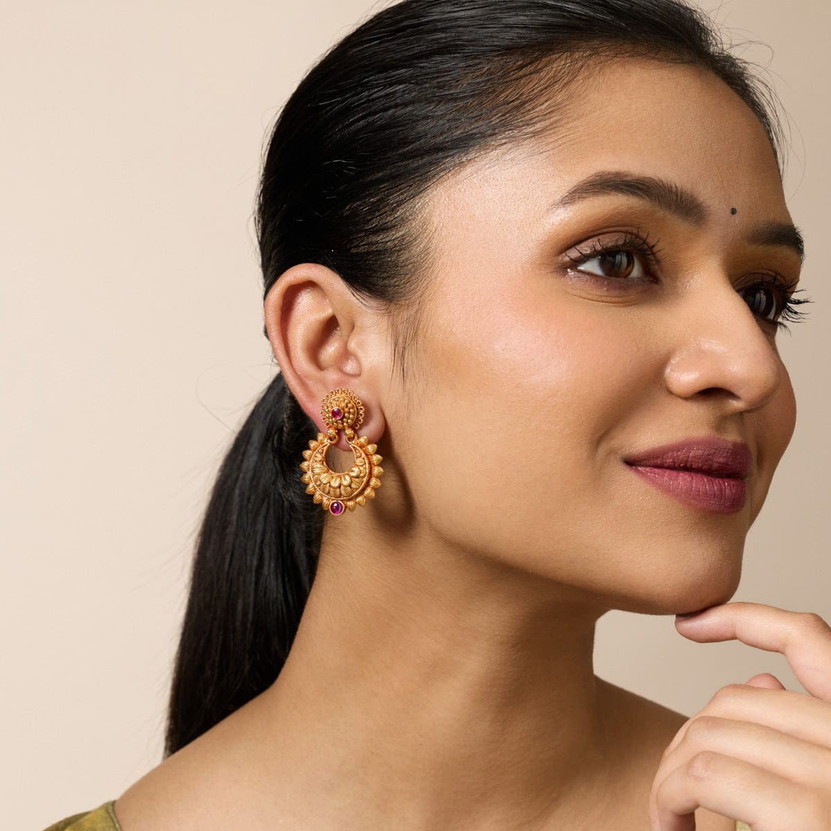 Temple Earring Silver Temple Earring 188176