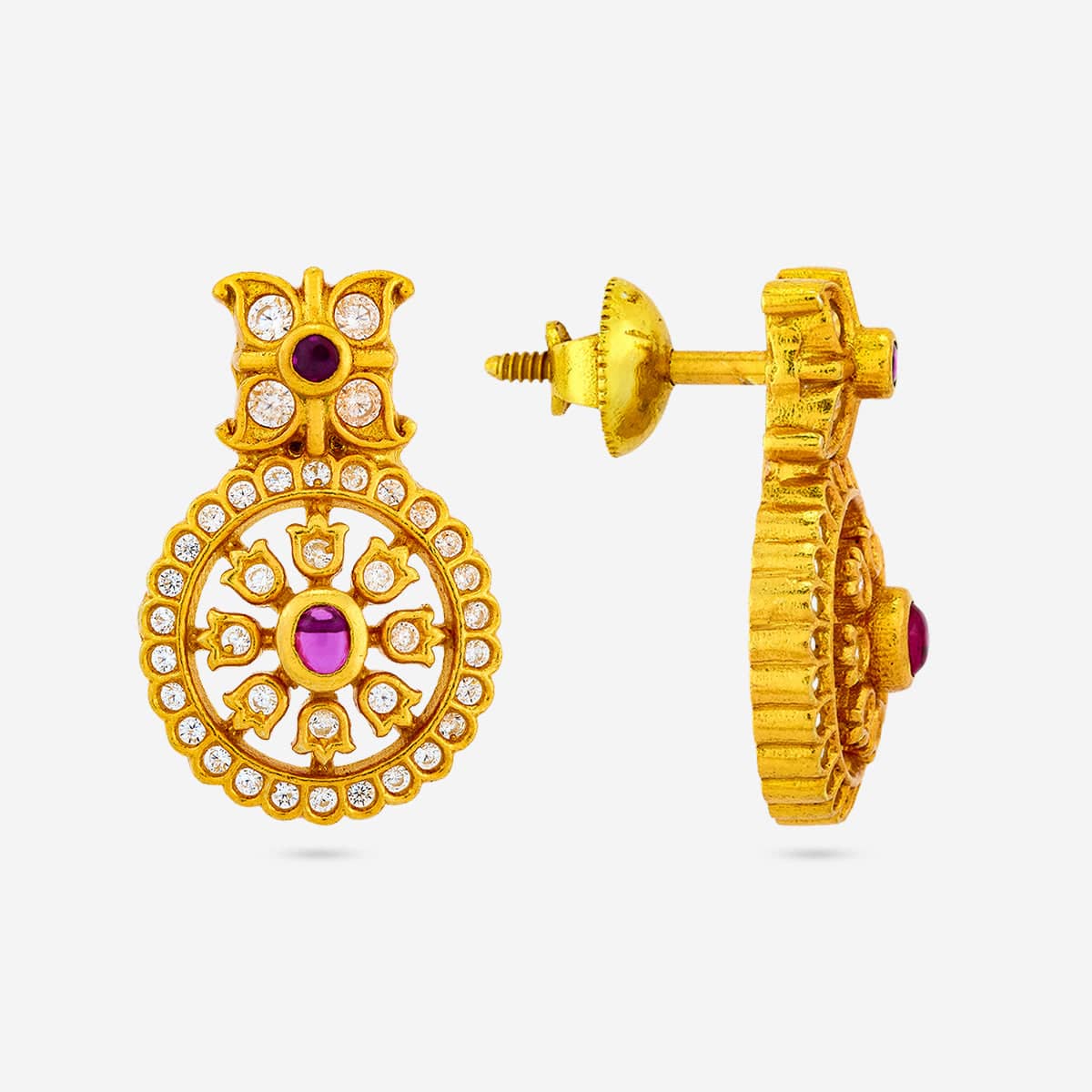 Temple Earring Silver Temple Earring 193851