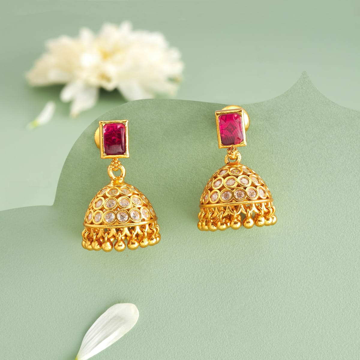 Temple Earring Silver Temple Earring 198578