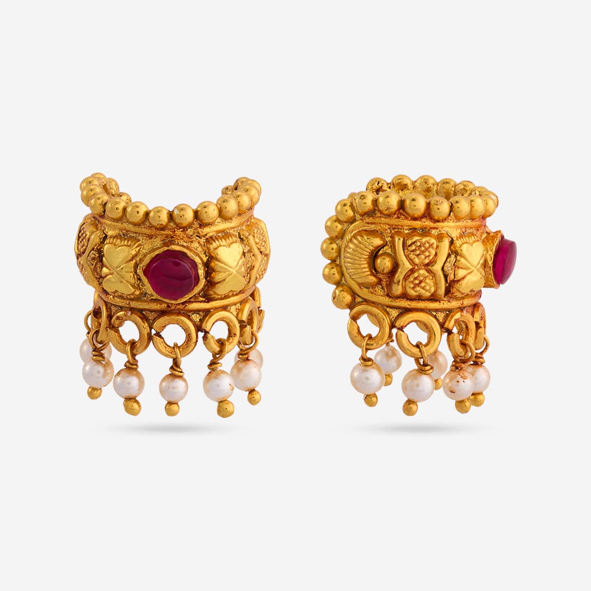 Temple Earring Silver Temple Earring 199501