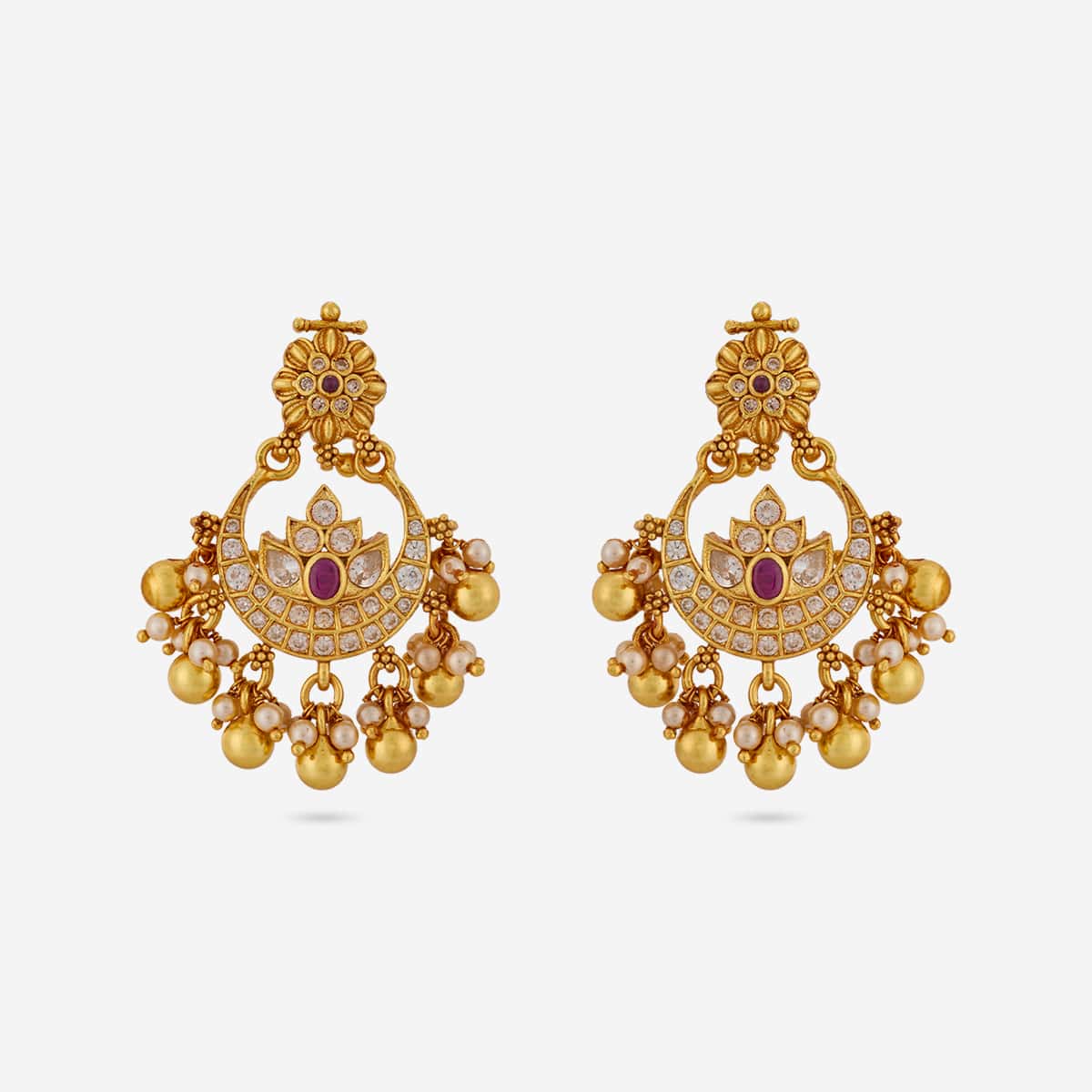 Temple Earring Silver Temple Earring 202855