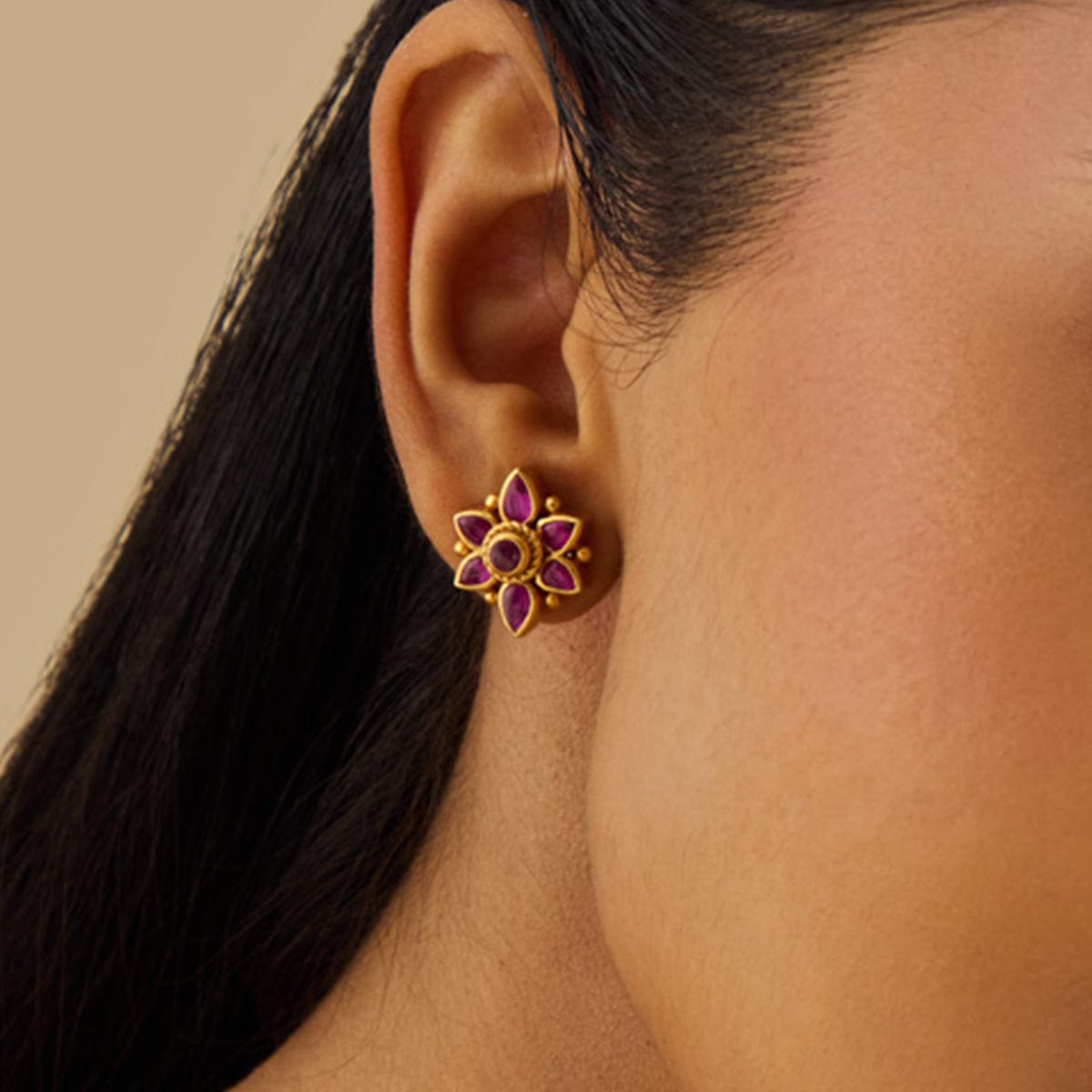 Temple Earring Silver Temple Earring 132191