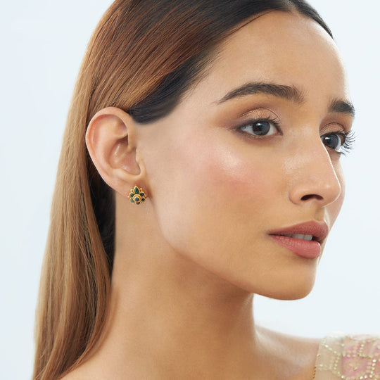 Temple Earring Silver Temple Earring 153674