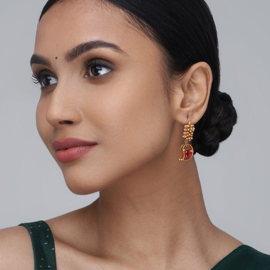 Temple Earring Silver Temple Earring 156556