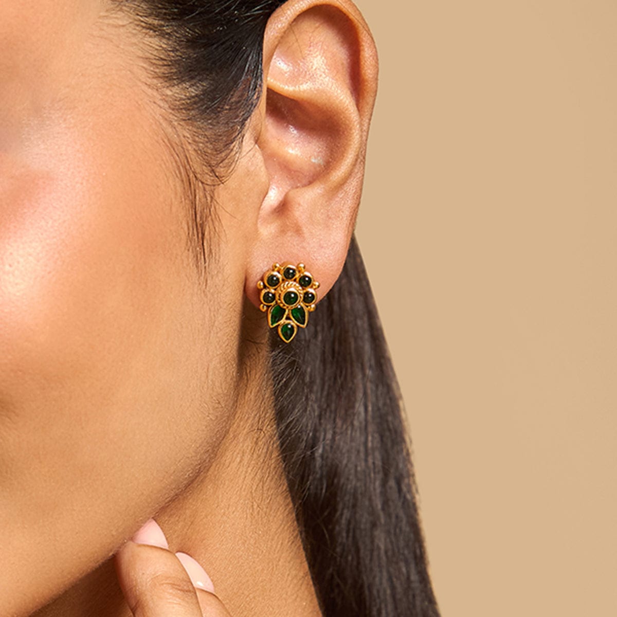 Temple Earring Silver Temple Earring 156748