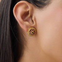 Temple Earring Silver Temple Earring 157359